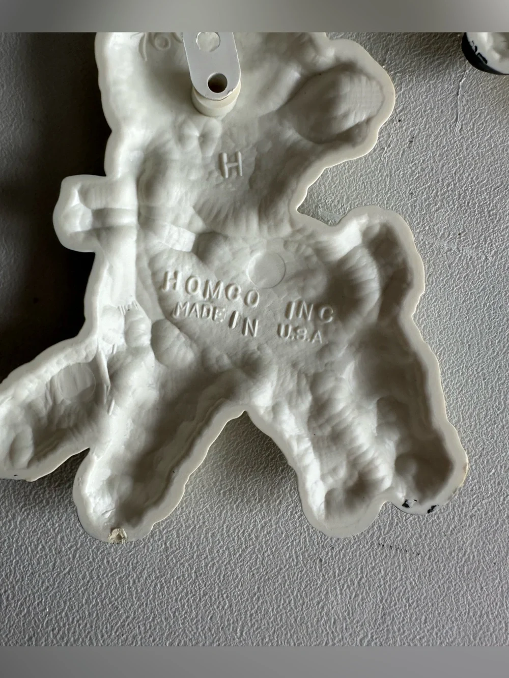 Vintage Homco Nursery Wall Decor MCM Baby Sheep Lambs bows 7607-1 7607-2 kitsch